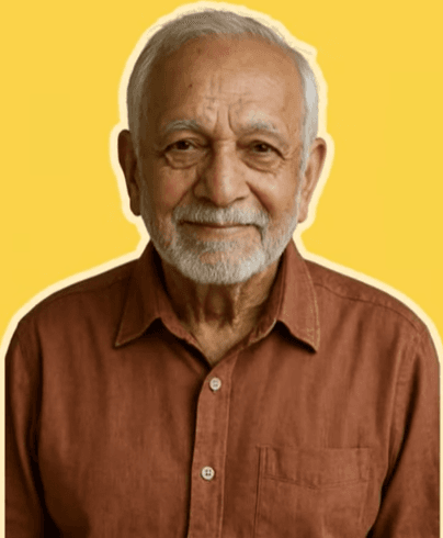 Mr Srinivas is a 75yr old simple man, enjoying his retired life. He loves going on his morning waks and spends most of the day watching TV or interacting with his family and friends.